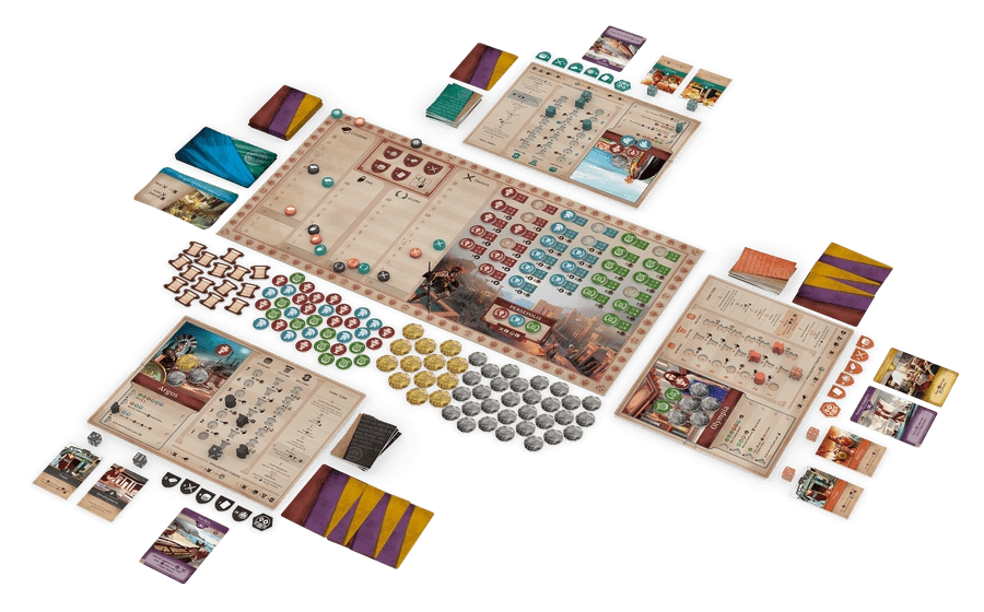 Настольная игра Khora: Rise of an Empire (Хора: Расцвет империи) (EN), бренду Iello, для 2-4 гравців, час гри > 60мин. - 3 - KUBIX 
