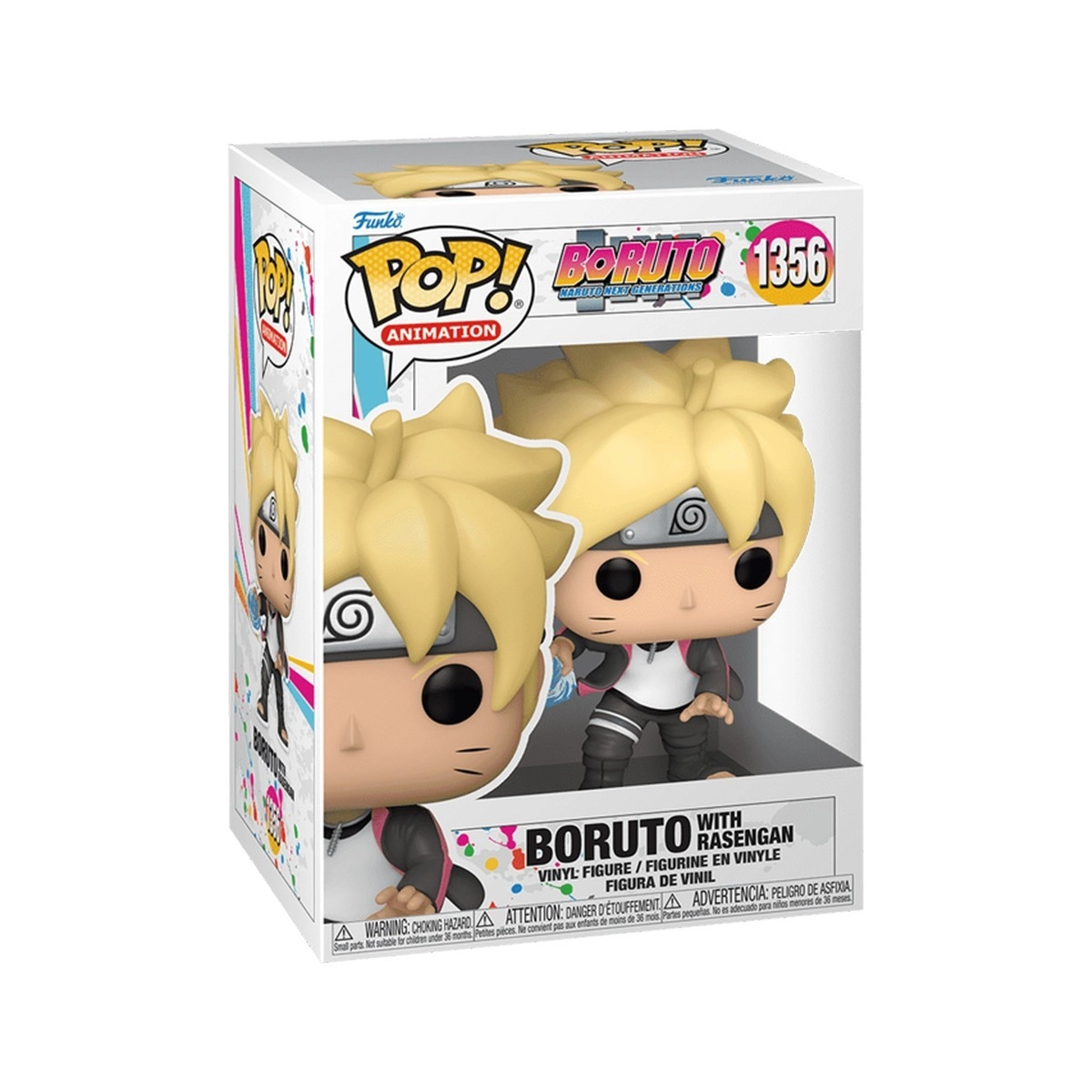 Игровая фигурка FUNKO POP! БОРУТО РАСЕНГАН (Boruto with Rasengan) Boruto: #1356, бренду Funko - 3 - KUBIX 
