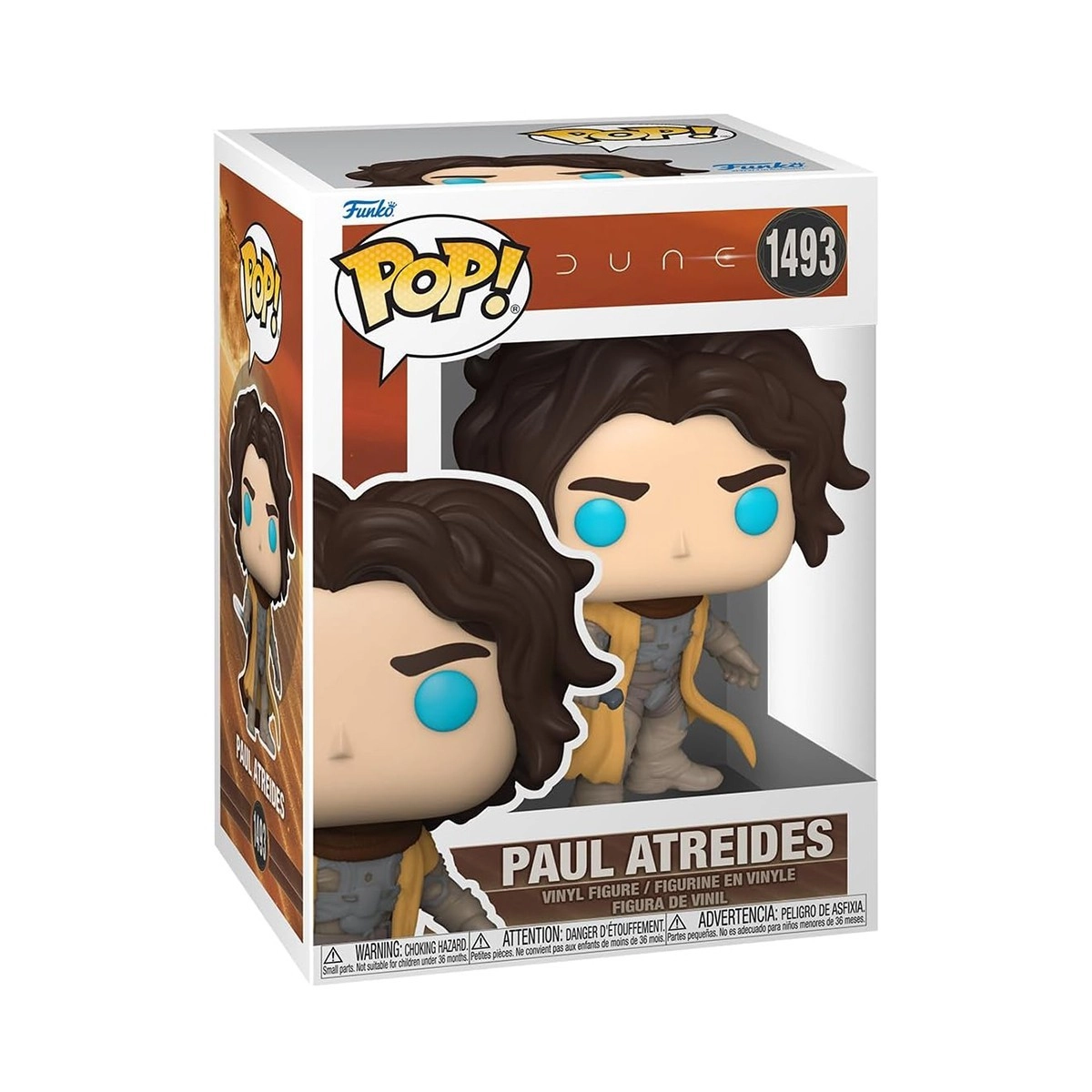 Игровая фигурка FUNKO POP! ПОЛ АТРИД (Paul Atreides) Dune #1493, бренду Funko - 4 - KUBIX 
