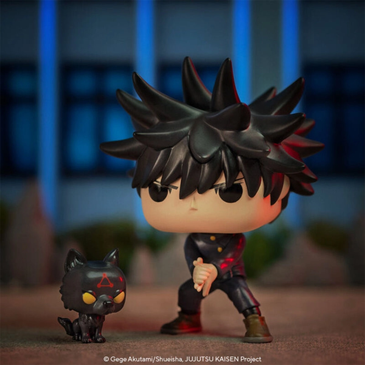 Игровая фигурка FUNKO POP! МЕГУМІ С СОБАКОЙ (Megumi Fushiguro with Dog) Jujutsu Kaisen: #1112, бренду Funko - 3 - KUBIX 