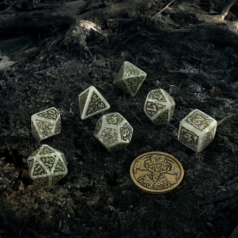 Набор кубиков The Witcher Dice Set. Leshen - Строитель Тотемов - 3 - KUBIX 