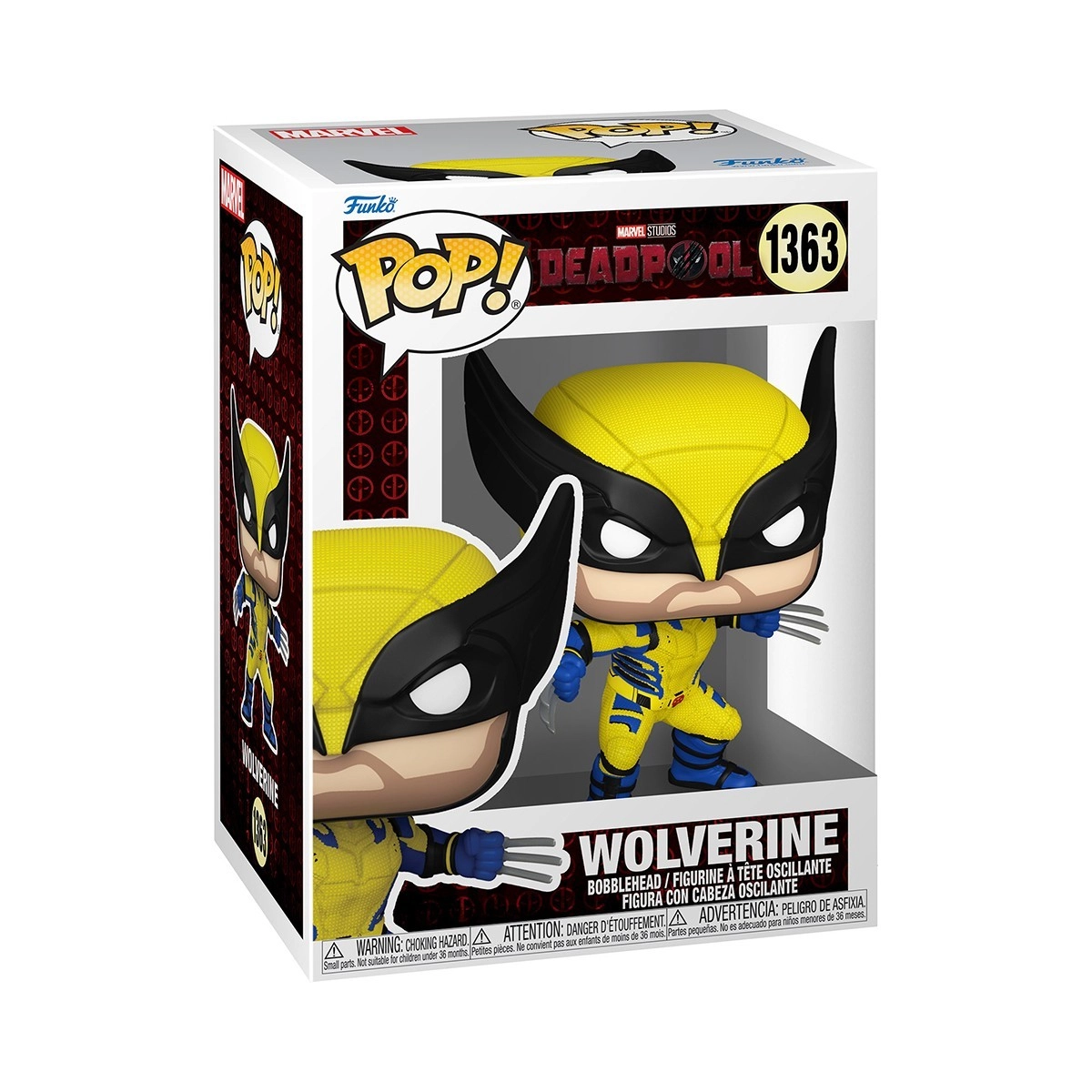 Ігрова фігурка FUNKO POP! РОСОМАХА (Wolverine) Marvel. Deadpool #1363, бренду Funko - 3 - KUBIX 