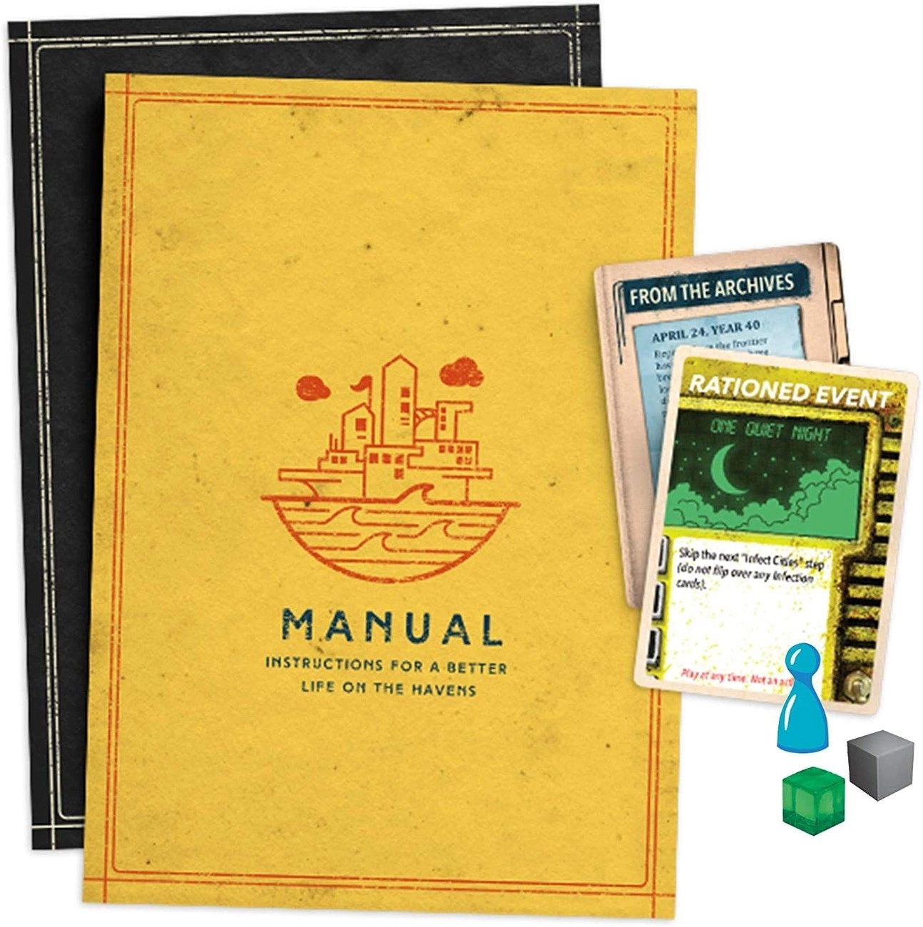 Настольная игра Pandemic: Legacy. Season 2 (Пандемия Легаси Сезон 2 (жёлтая коробка)) (EN), для 2-4 гравців, час гри > 60мин. - 5 - KUBIX 