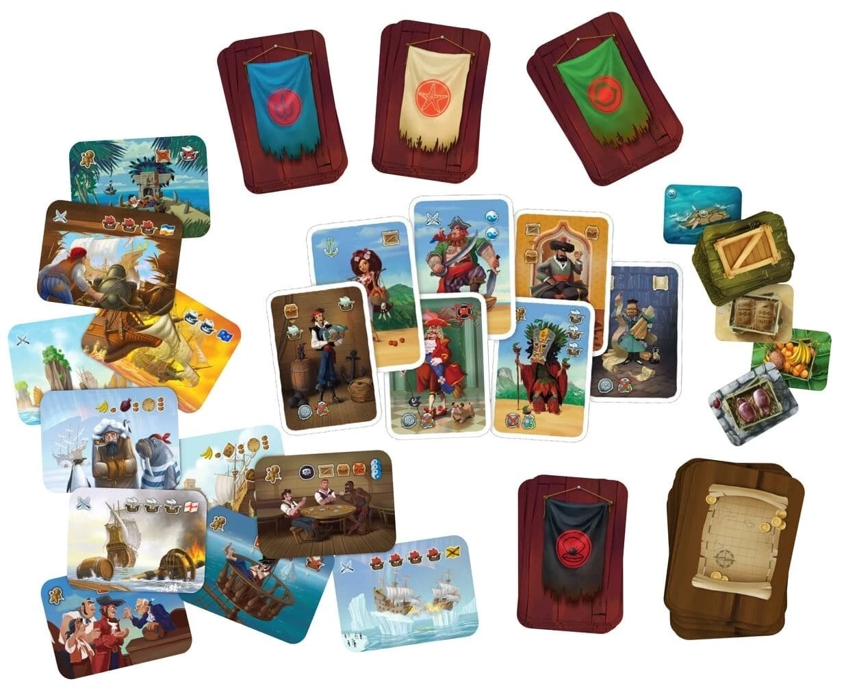 Настольная игра Пираты 7 Морей (Pirates of the 7 Seas), бренду IGAMES, для 2-4 гравців, час гри < 60мин. - 3 - KUBIX 