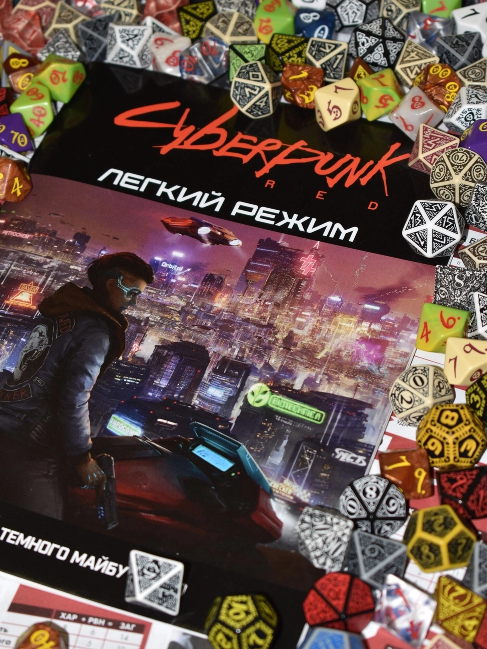 Настільна гра Cyberpunk RED. Легкий режим (Cyberpunk RED. Easy Mode), бренду Geekach Games, для 2-12 гравців, час гри > 60хв. - 7 - KUBIX 