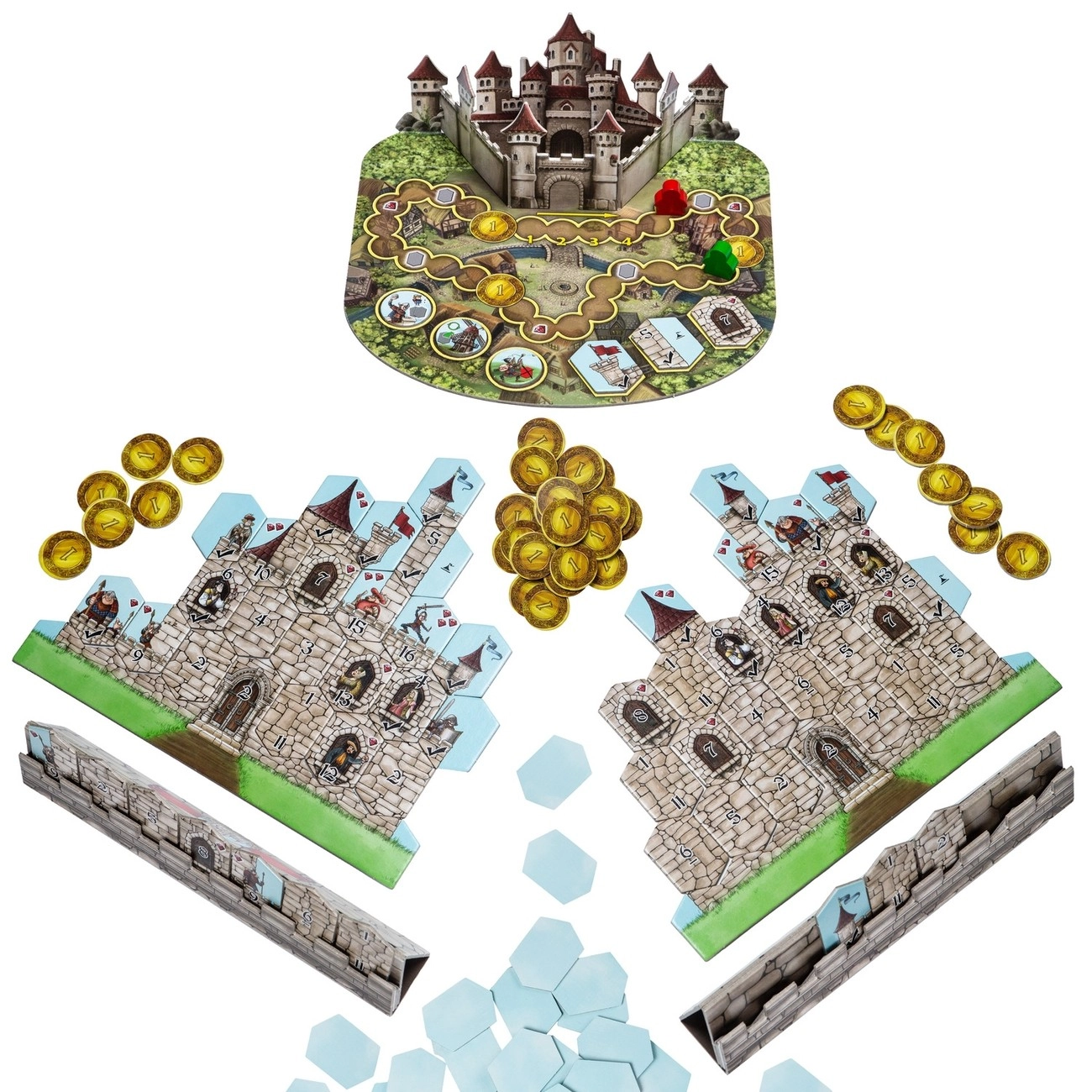 Настольная игра Мастера Крепостей (Castle Builder), бренду Kilogames, для 2-4 гравців, час гри < 60мин. - 10 - KUBIX 