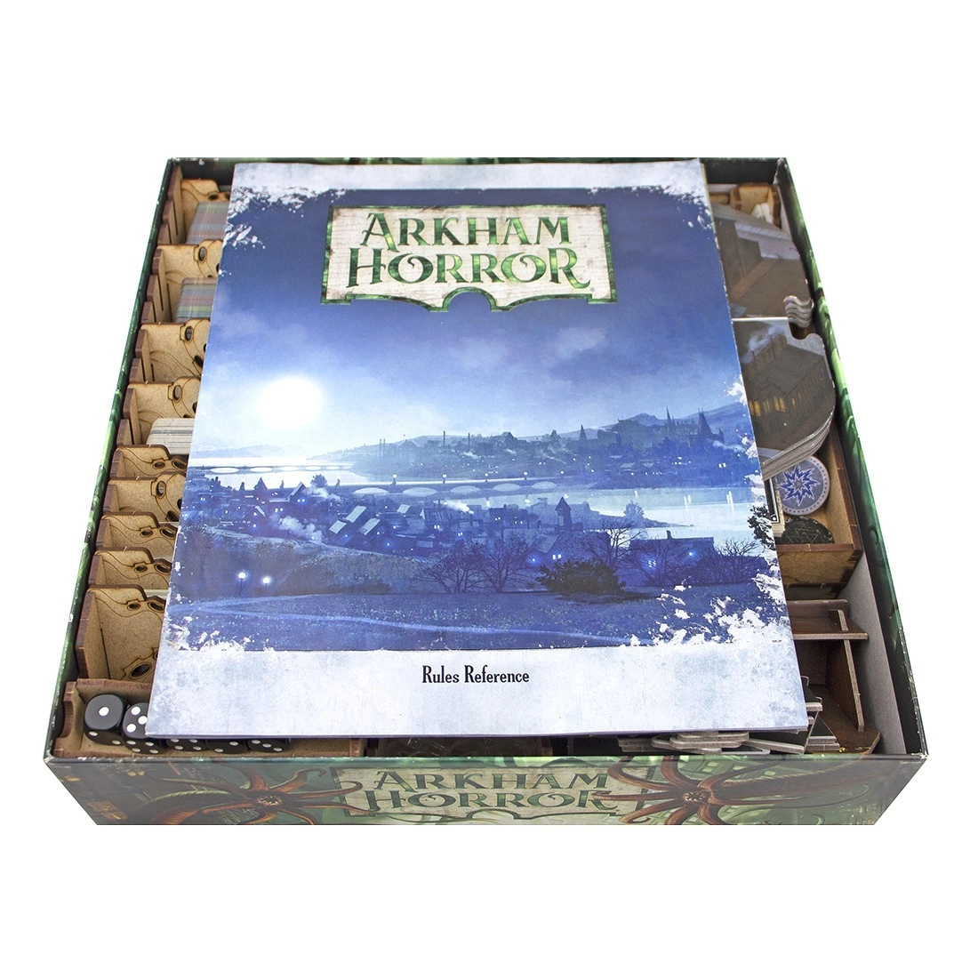 Органайзер для настольной игры Arkham Horror 3rd Edition (Organizer for boardgame Arkham Horror 3rd Edition), бренду Tower Rex - 4 - KUBIX 