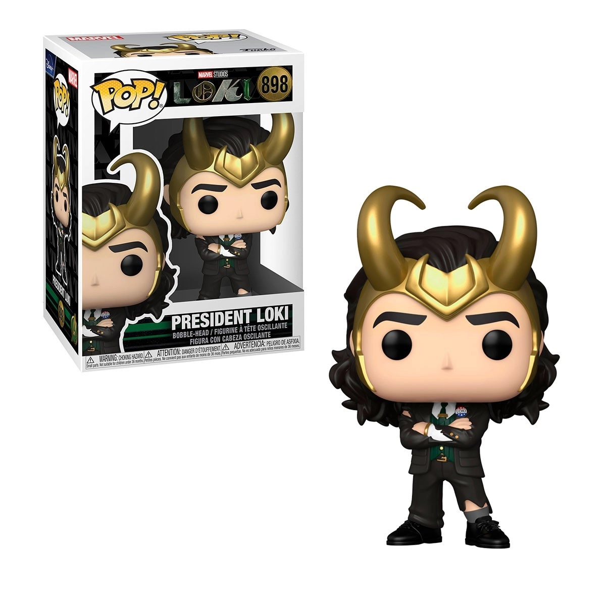 Игровая фигурка FUNKO POP! ЛОКИ (Президент Локи) Marvel. Loki #898, бренду Funko - 2 - KUBIX 