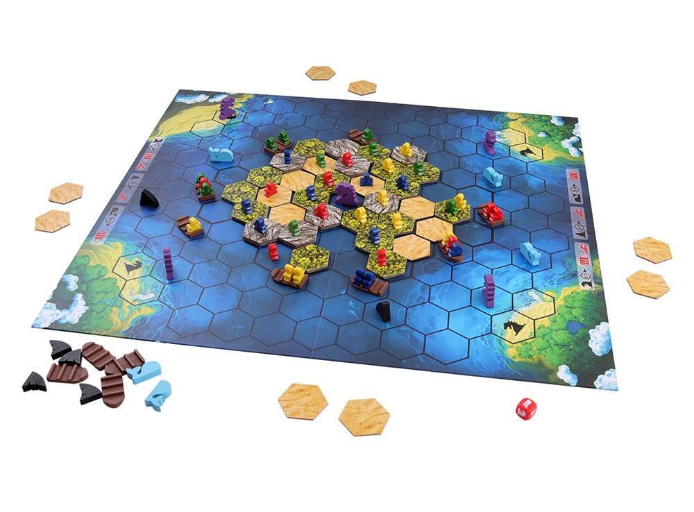 Настільна гра The Island: Вижити! Втеча з Атлантиди (Survive: Escape from Atlantis!), бренду Stronghold Games, для 2-4 гравців, час гри < 60хв. - 2 - KUBIX 