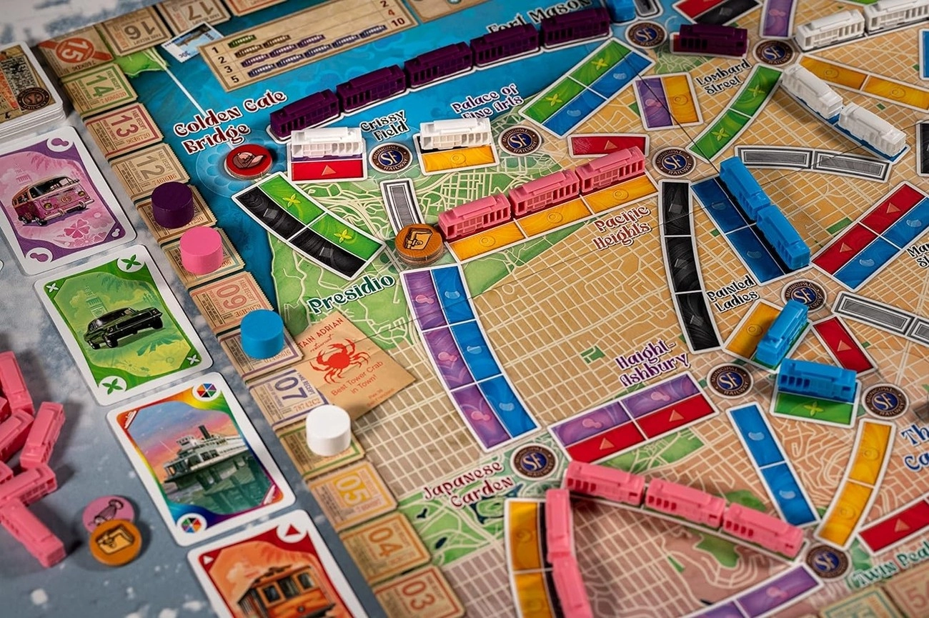 Настольная игра Ticket to Ride: San Francisco (Билет на поезд. Сан Франциско) (EN), бренду Days of Wonder, для 2-4 гравців, час гри < 30мин. - 3 - KUBIX 
