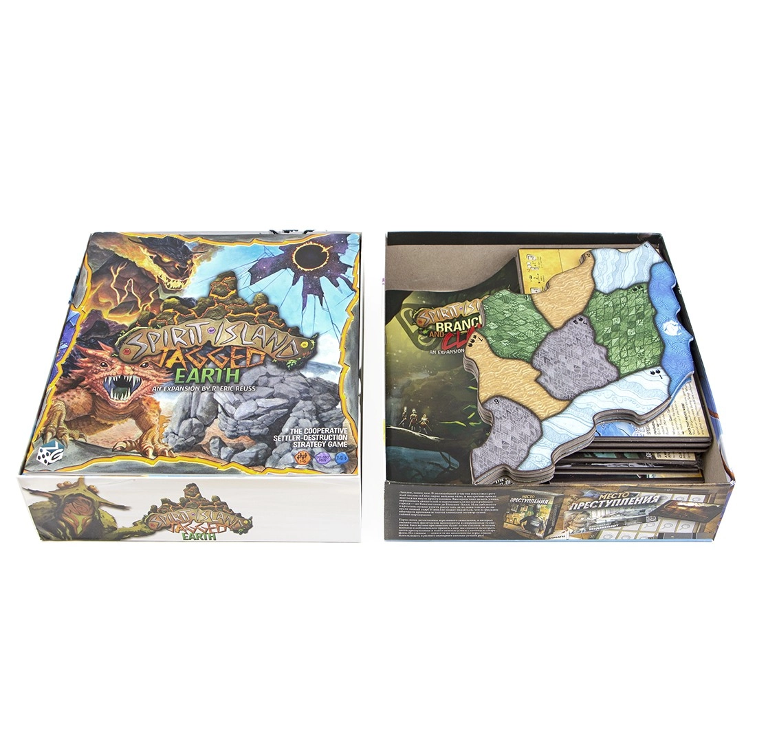 Органайзер для настільної гри Острів Духів + доповнення (Organizer for boardgame Spirit Island), бренду Tower Rex - 2 - KUBIX 