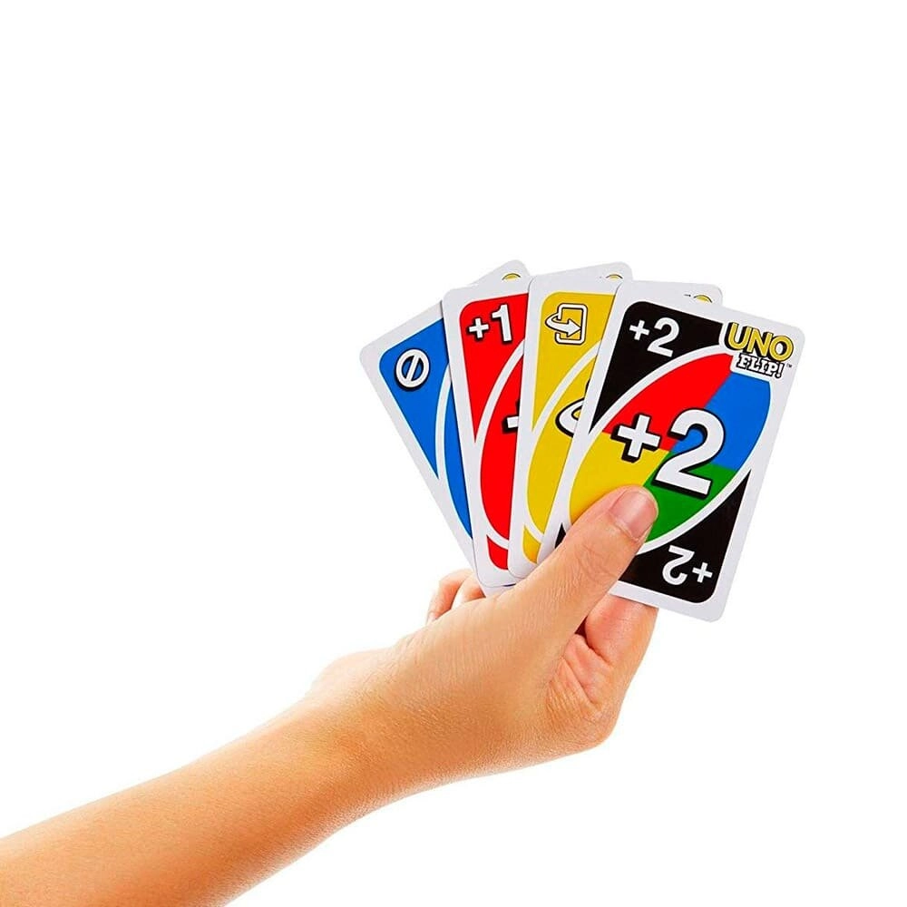 Настільна гра UNO Flip! (Уно Подвійна гра), бренду Mattel, для 2-10 гравців, час гри < 30хв. - 2 - KUBIX 