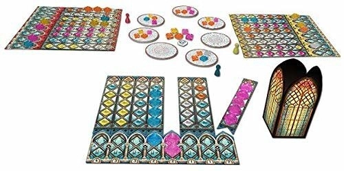 Настільна гра Азул. Вітражі Сінтри (Azul: Stained Glass of Sintra), бренду Бельвіль, для 2-4 гравців, час гри < 30хв. - 7 - KUBIX