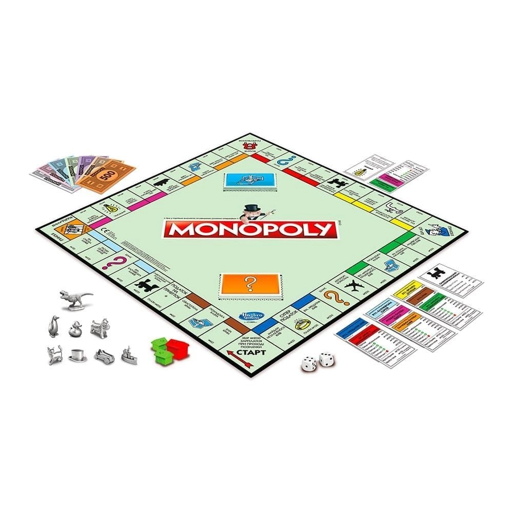 Настільна гра Монополія Україна (Monopoly Ukraine), бренду Hasbro, для 2-6 гравців, час гри > 60хв. - 2 - KUBIX 