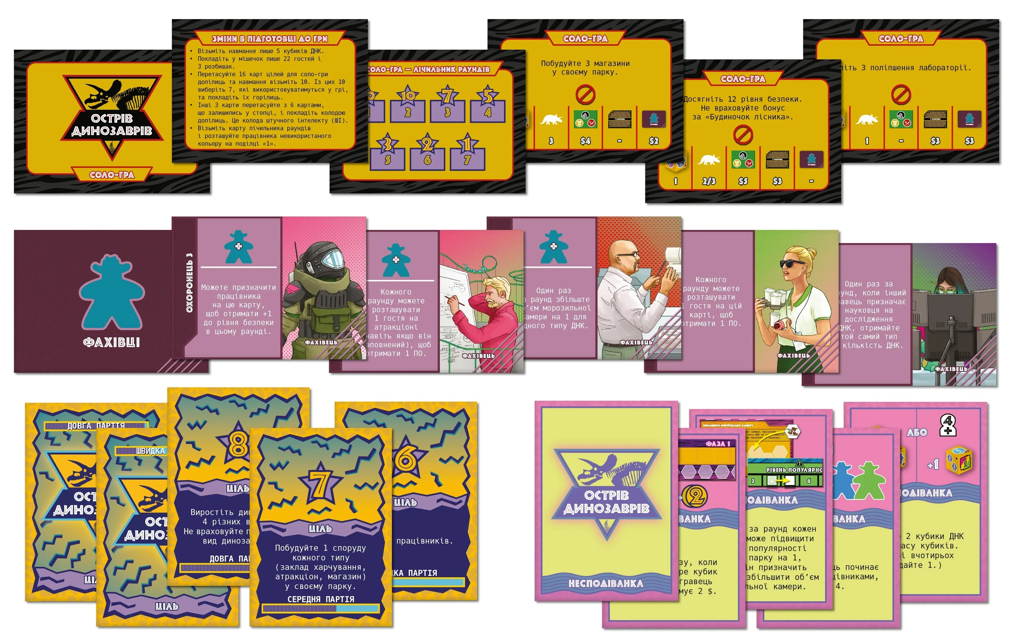 Настольная игра Остров Динозавров (Dinosaur Island), бренду Rozum, для 1-4 гравців, час гри > 60мин. - 8 - KUBIX 