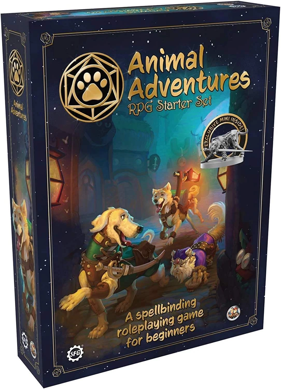 Настольная игра Animal Adventures RPG Starter Set (EN), бренду Steamforged Games Ltd., для 2-9 гравців, час гри < 60мин. - KUBIX