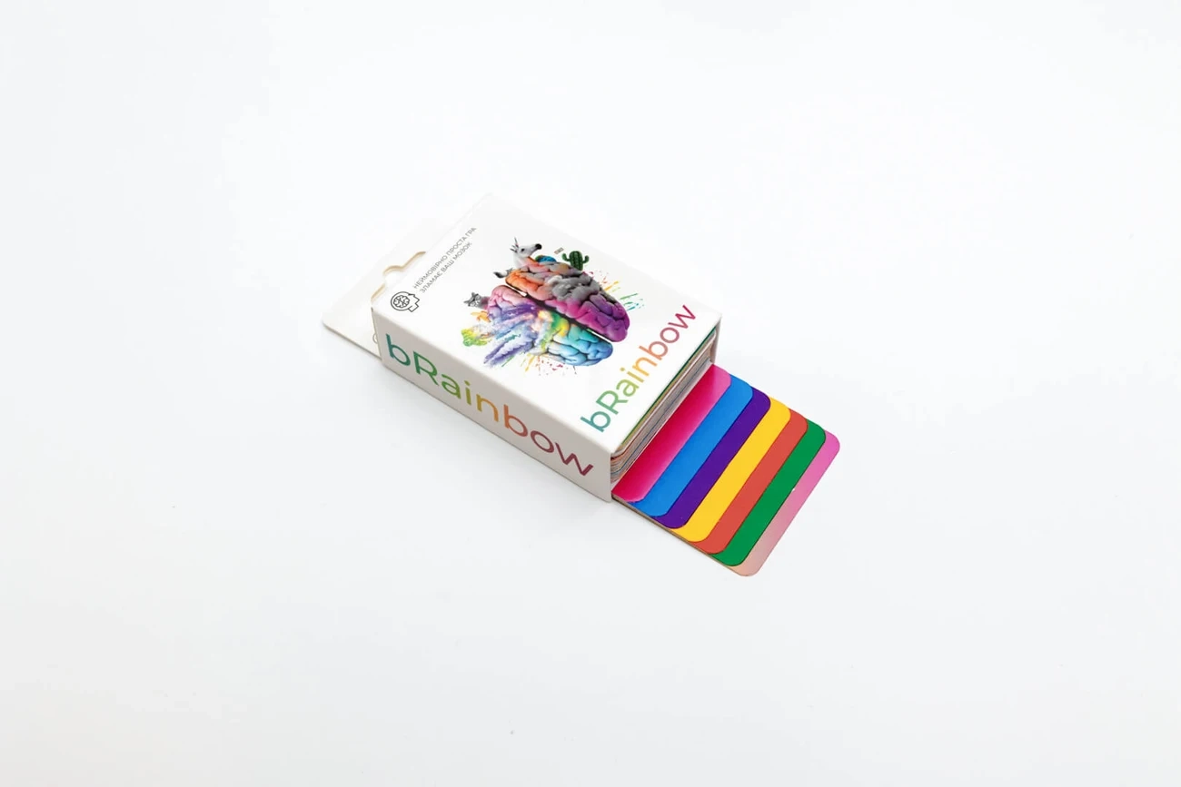 Настольная игра Брейнбоу (bRainbow) (RU), бренду Fun Games Shop, для 3-6 гравців, час гри < 30мин. - 3 - KUBIX 