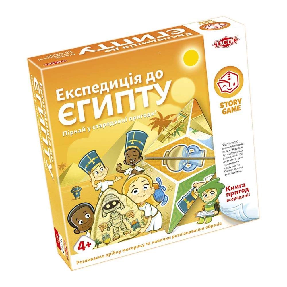 Настольная игра Экспедиция в Египет (Story Game Egyptian Expedition), бренду Tactic, для 2-4 гравців, час гри < 30мин. - KUBIX