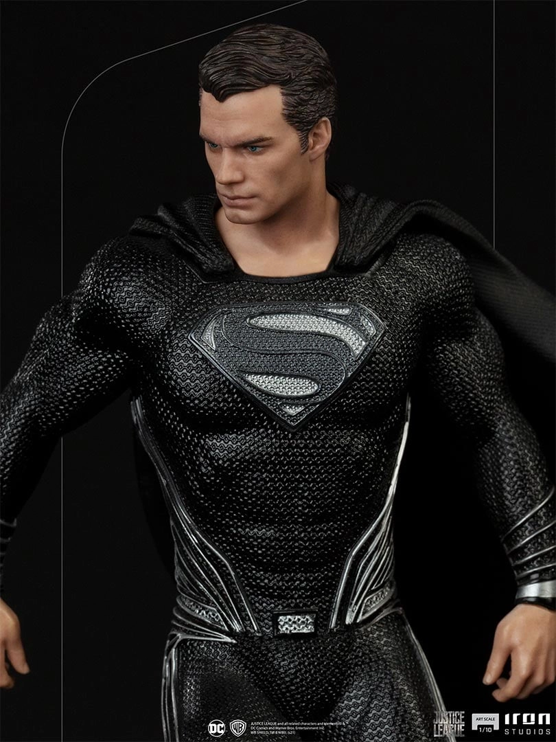 Статуетка Супермен (DC COMICS Superman black suit art scale 1/10) - 2 - KUBIX 