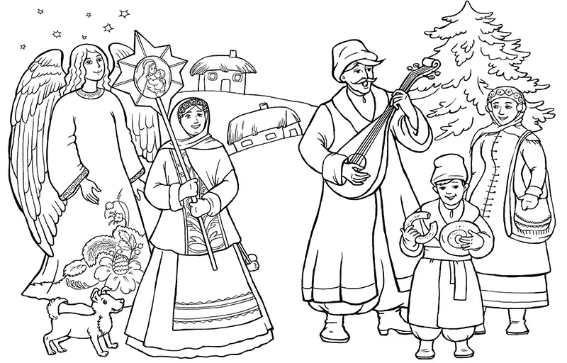 Большая книга раскрасок. Зимние праздники, бренду Ранок - 2 - KUBIX 