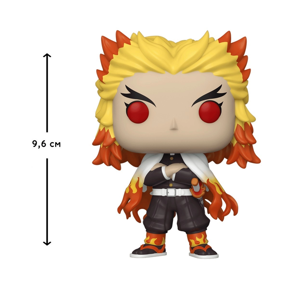 Игровая фигурка FUNKO POP! РЕНГОКУ (Kyojuro Rengoku) Demon Slayer: #1308, бренду Funko - 2 - KUBIX 