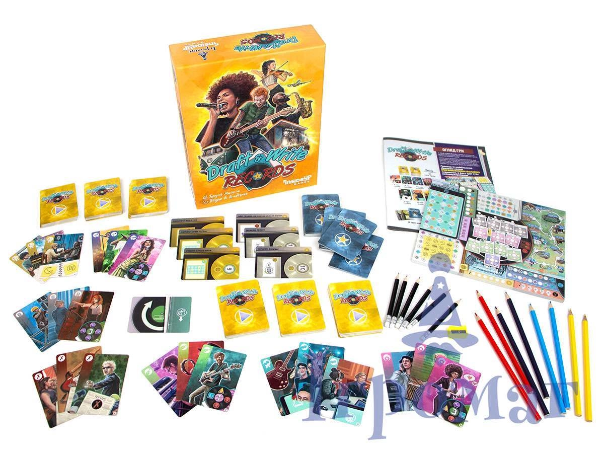 Настольная игра Draft & Write Records + 2 мини-дополнения, бренду Игромаг, для 1-6 гравців, час гри < 30мин. - 3 - KUBIX 