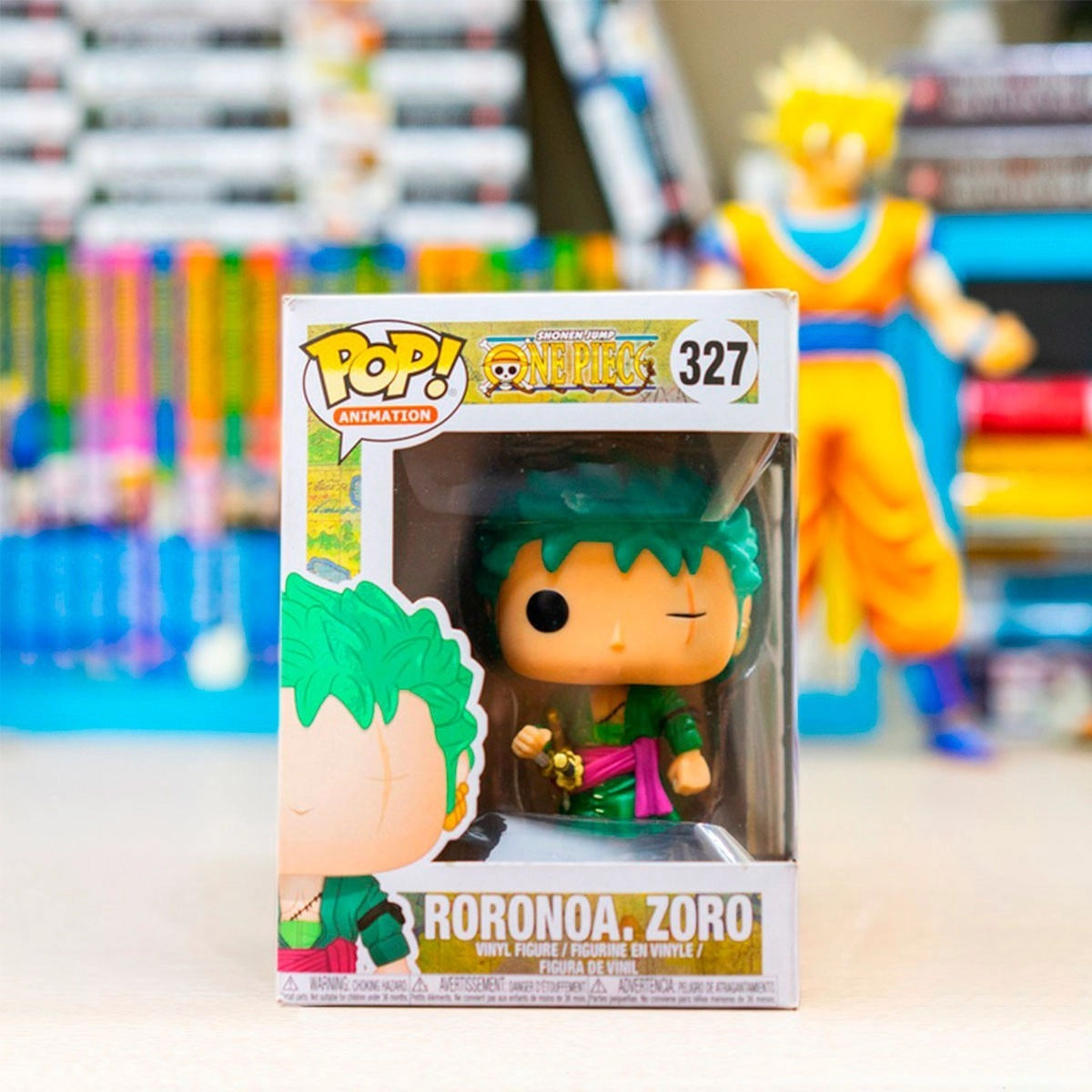 Ігрова фігурка FUNKO POP! ЗОРО (Roronoa Zoro) One Piece: #327, бренду Funko - 4 - KUBIX 