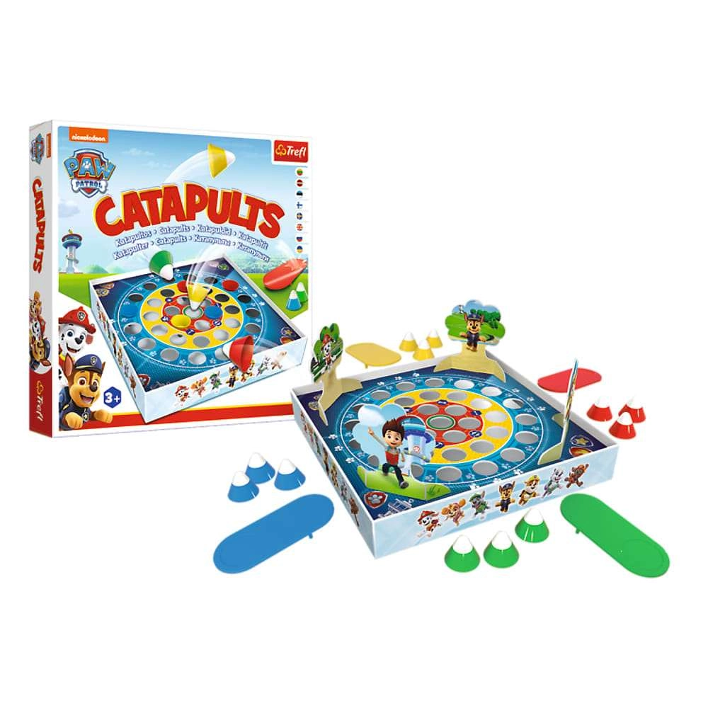 Настільна гра Щенячий патруль: Катапульти (Paw Patrol: Catapults), бренду Trefl, для 2-4 гравців, час гри < 30хв. - 3 - KUBIX 