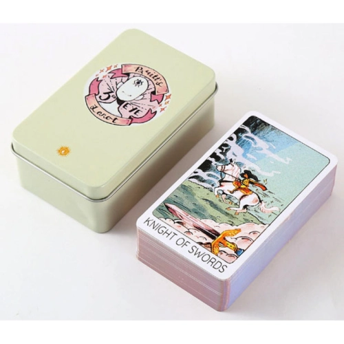 Карты ТАРО Бритта Третий глаз (Жестяная коробка) (Tarot cards Britt Third Eye (Tin box)) - KUBIX