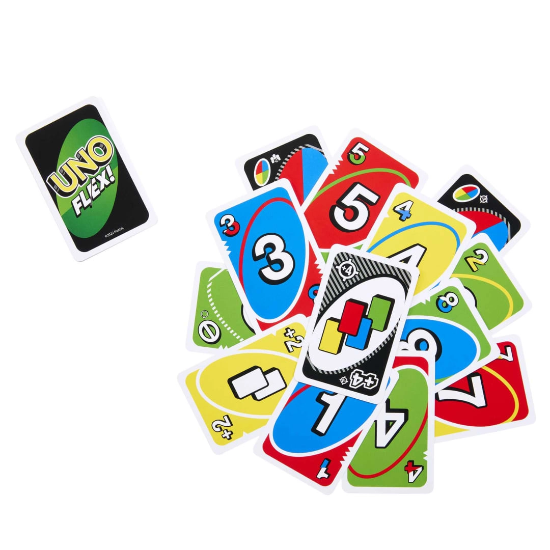 Настольная игра UNO Flex (Уно Флекс), бренду Mattel, для 2-10 гравців, час гри < 30мин. - 5 - KUBIX 