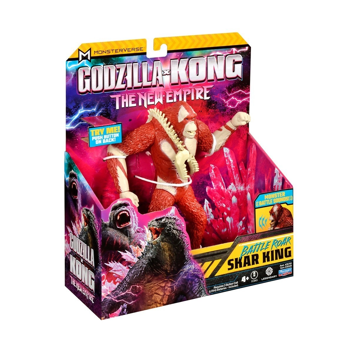Фигурка GODZILLA X KONG – СКАР КИНГ ГОТОВ К БОЮ (18 см), бренду MonsterVerse - 4 - KUBIX 
