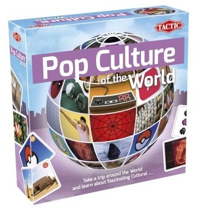 Настольная игра Попкультура мира (Pop Culture of the World) (EN), бренду Tactic, для 2-12 гравців, час гри < 30мин. - KUBIX