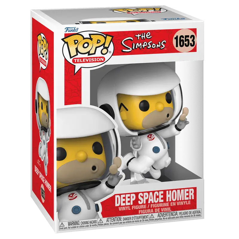 Ігрова фігурка FUNKO POP! Гомер космонавт (Deep Space Homer) Simpsons #1653, бренду Funko - KUBIX