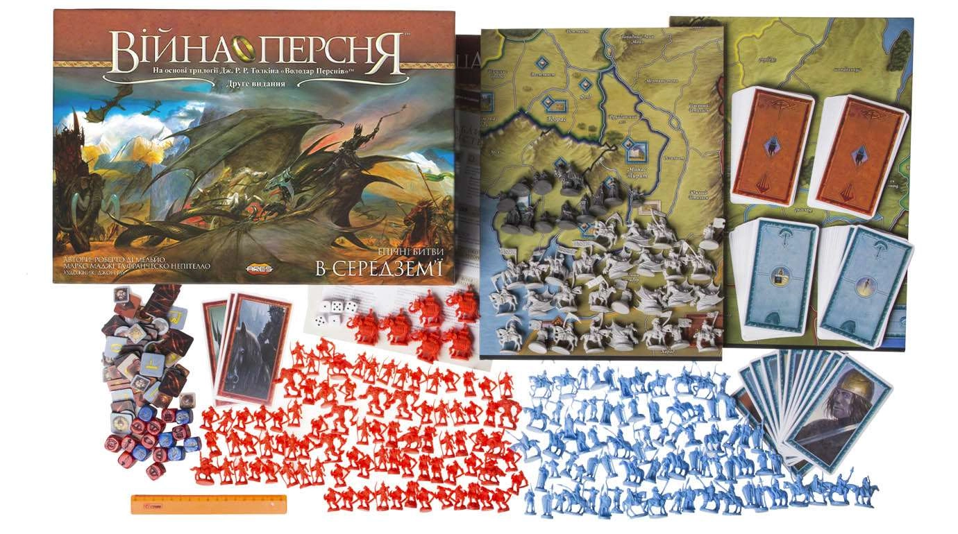 Настільна гра Війна персня. Друге видання (War of the Ring: Second Edition), бренду Geekach Games, для 2-4 гравців, час гри > 60хв. - 3 - KUBIX 