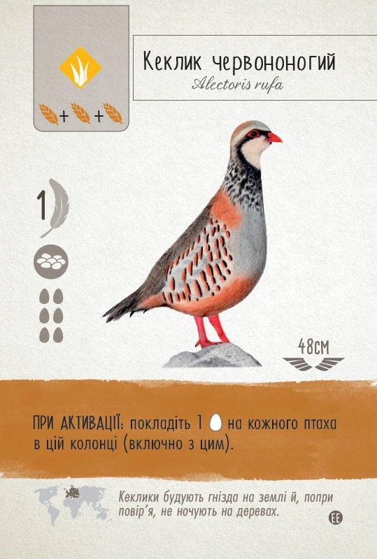 Настольная игра Крылья. Птицы Европы (Wingspan: European Expansion), бренду Игромаг, для 1-5 гравців, час гри < 60мин. - 3 - KUBIX 