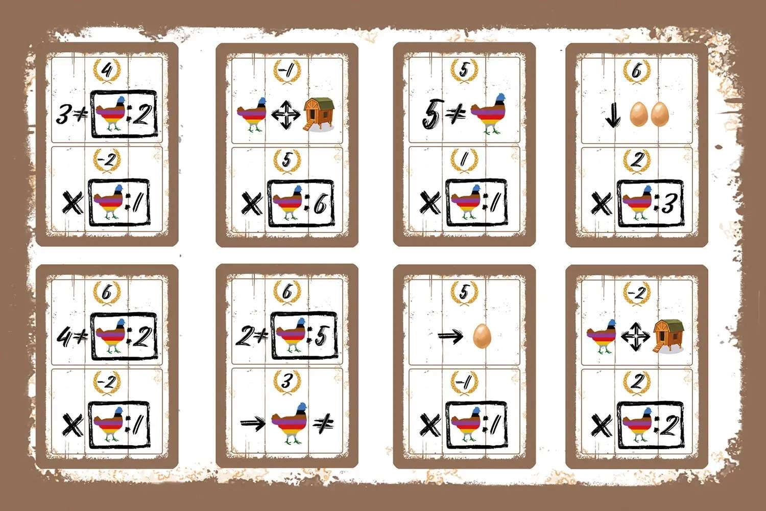 Настільна гра Курочки (Hens), бренду Lord of Boards, для 1-4 гравців, час гри < 30хв. - 4 - KUBIX 