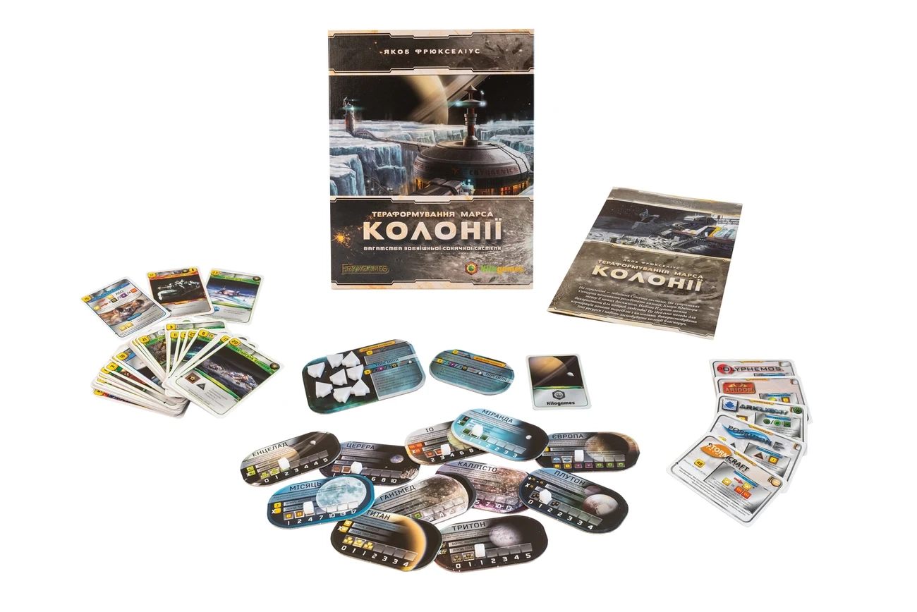 Настільна гра Тераформування Марса: Колонії (Terraforming Mars: Colonies), бренду Kilogames, для 1-5 гравців, час гри > 60хв. - 3 - KUBIX 