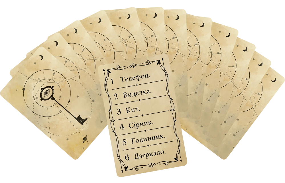 Настольная игра Мистическое Чернило (Phantom Ink), бренду Games 7Days, для 4-8 гравців, час гри < 30мин. - 6 - KUBIX 