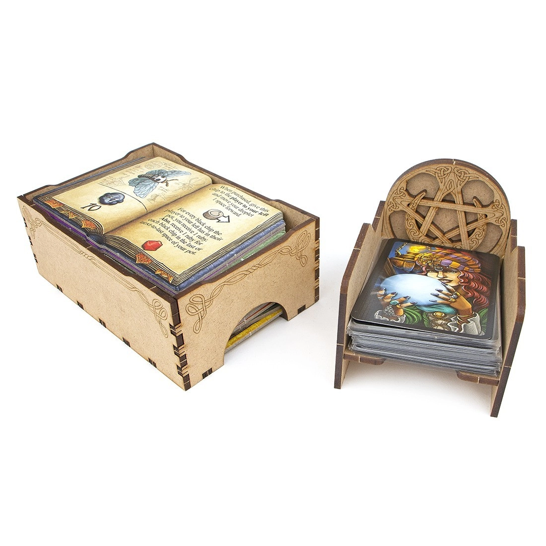 Органайзер для настольной игры Проходимцы Кведлинбурга (Organizer for boardgame The Quacks of Quedlinburg), бренду Tower Rex - 7 - KUBIX 