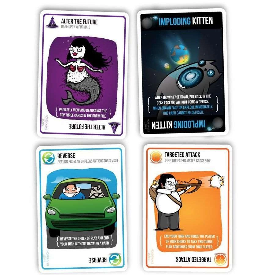 Настольная игра Взрывные котята. Сингулярные котята (Exploding Kittens. Imploding Kittens) (EN), бренду Exploding Kittens, для 2-6 гравців, час гри < 30мин. - 6 - KUBIX 