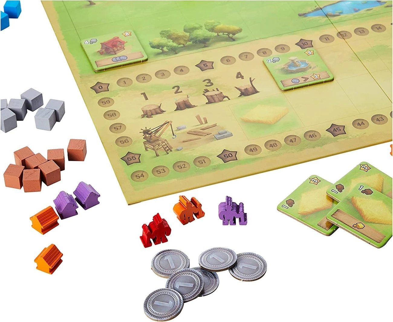 Настольная игра Little Town (Маленький город) (EN), бренду Iello, для 2-4 гравців, час гри < 30мин. - 4 - KUBIX 