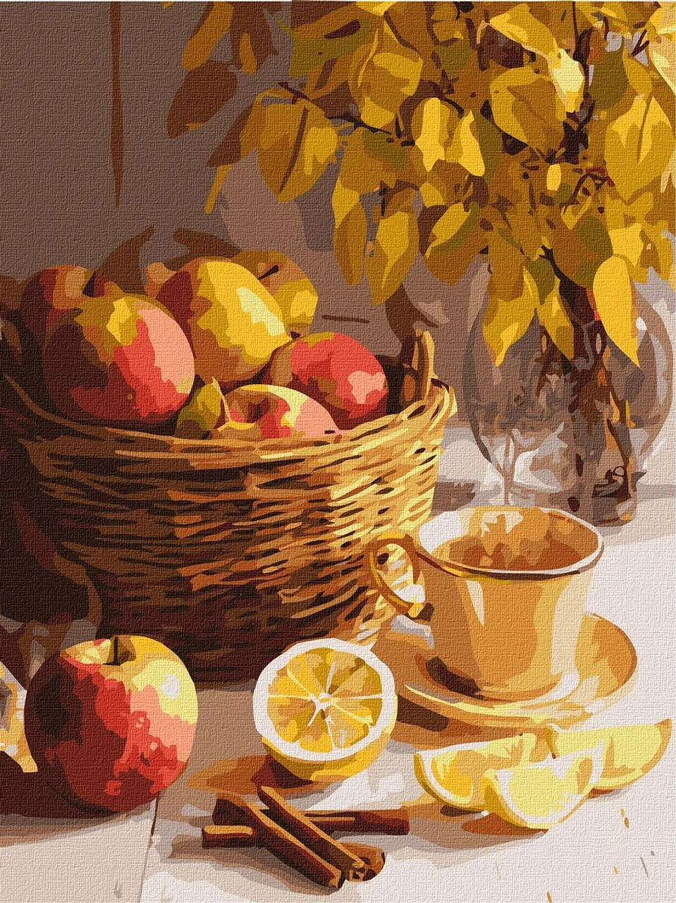 Картина по номерам Фруктовий чай (30х40 см), бренду Ідейка - KUBIX