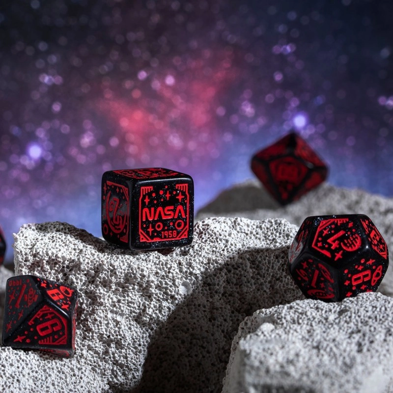 Набір кубиків Space Dice Set: Voyager (7), бренду Q-Workshop - 4 - KUBIX 