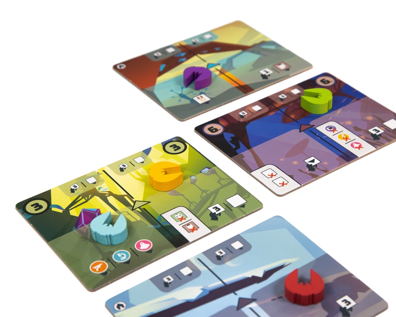 Настольная игра Хищные миры (Wild Space), бренду Woodcat, для 1-5 гравців, час гри < 30мин. - 4 - KUBIX 