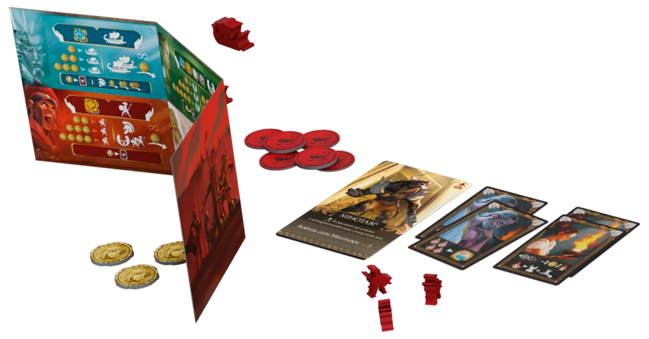 Настільна гра Кіклади. Легендарне видання (Cyclades: Legendary Edition), бренду Geekach Games, для 2-6 гравців, час гри > 60хв. - 7 - KUBIX 