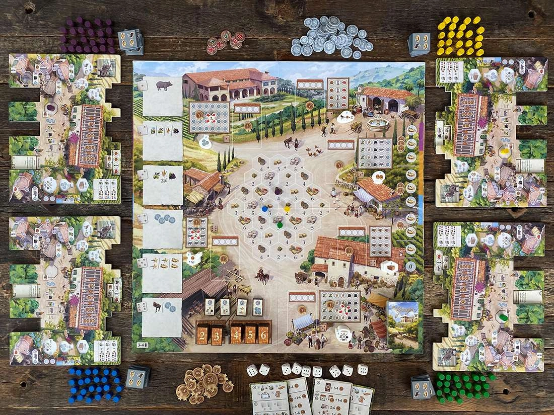 Настольная игра Ла Гранха. Делюкс издание (La Granja: Deluxe Master Set), бренду Board and Dice, для 1-4 гравців, час гри > 60мин. - 16 - KUBIX 
