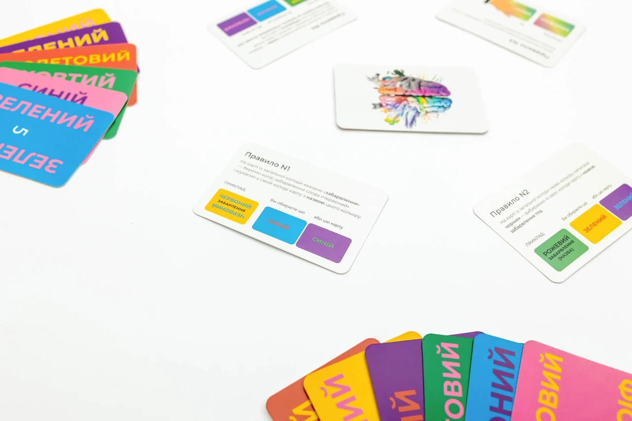 Настольная игра Брейнбоу (bRainbow) (RU), бренду Fun Games Shop, для 3-6 гравців, час гри < 30мин. - 4 - KUBIX 