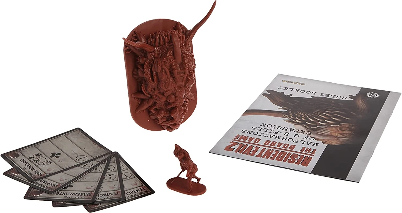 Настільна гра Оселя Зла 2. Розширення Malformations of G B-Files (Resident Evil 2: The Board Game. Malformations of G B-Files Expansion) (EN), бренду Steamforged Games Ltd., для 1-4 гравців, час гри > 60хв. - 4 - KUBIX 