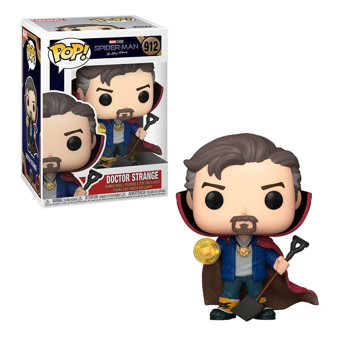 Игровая фигурка FUNKO POP! ДОКТОР СТРЕНДЖ (Doctor Strange) Marvel. Spider-Man #912, бренду Funko - 2 - KUBIX 
