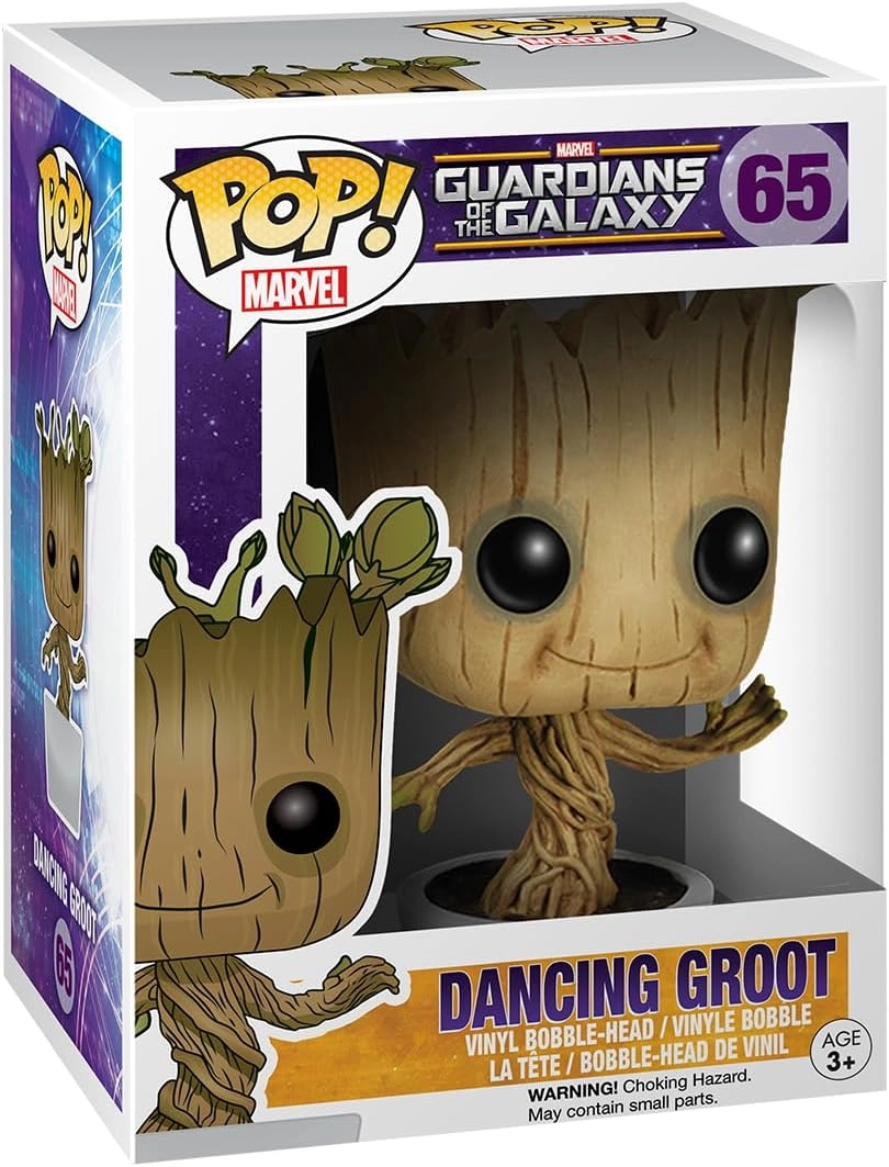 Игровая фигурка FUNKO POP! Грут, танцующий (Dancing Groot) Marvel. Guardians of the Galaxy 3 #65, бренду Funko - 2 - KUBIX 
